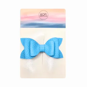 Blue Pastel Hair Bow