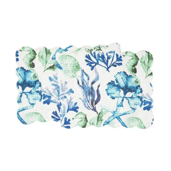 Bluewater Bay Quilted Reversible Table Runner