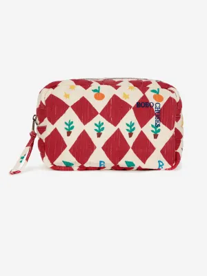 Bobo Choses WOMAN | Harlequin printed quilted pouch