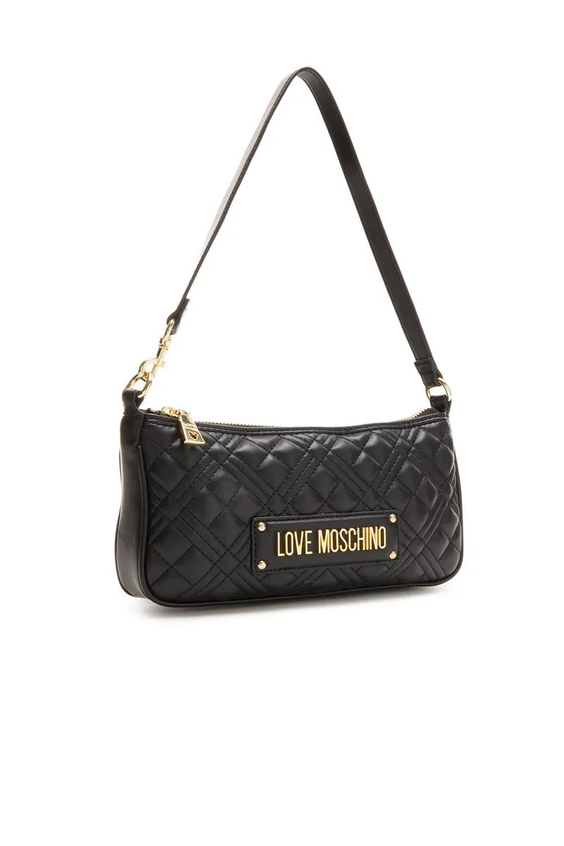 Borsa Pu Quilted - Nero