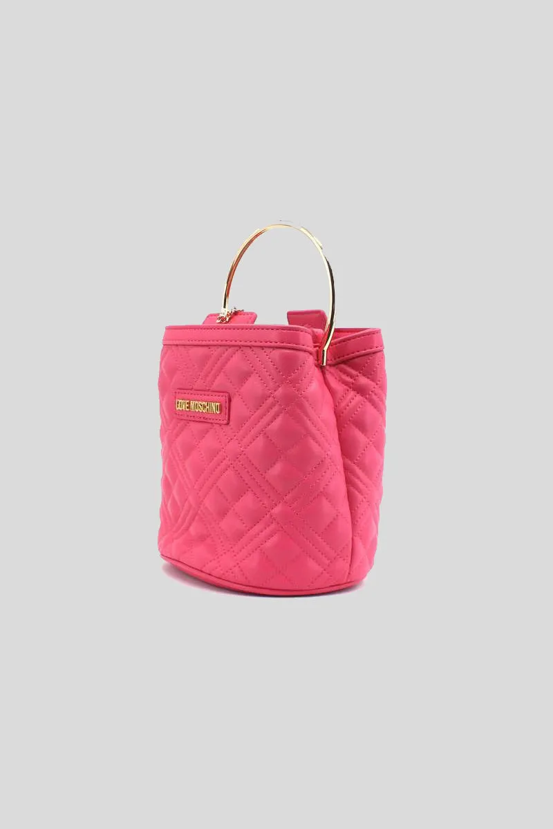 Borsa Quilted Nappa Pu - Fuxia