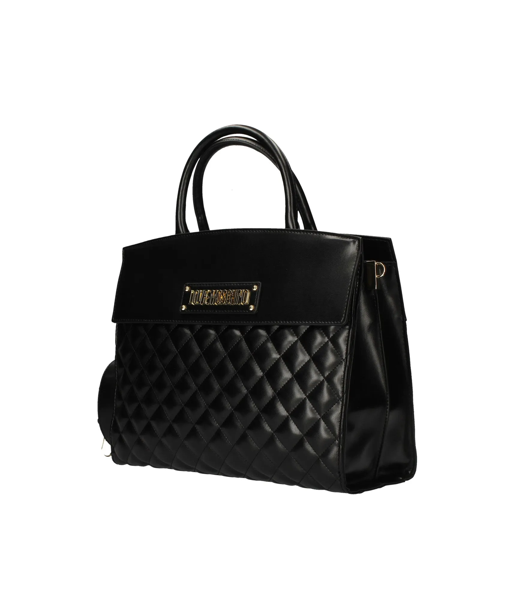 Borsa Quilted Nappa Pu - Nero