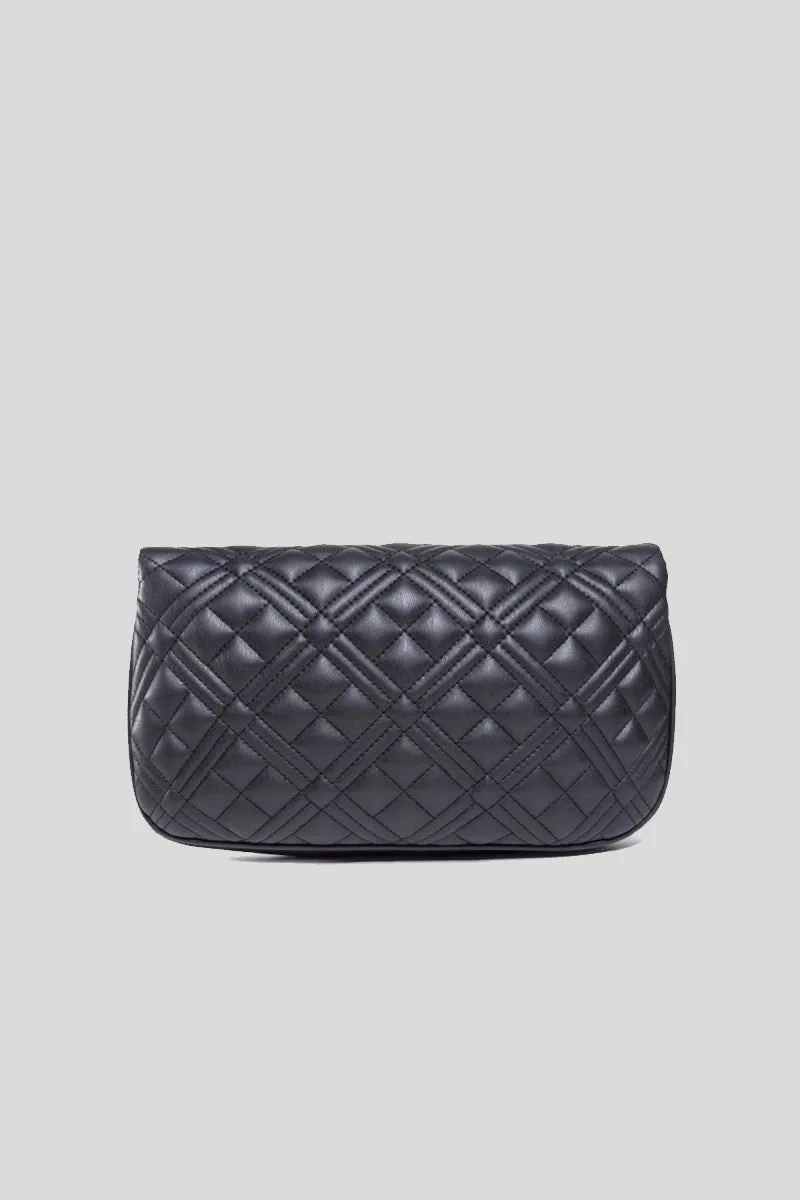 Borsa Quilted Nappa Pu - Nero