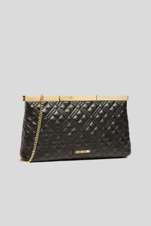 Borsa Quilted Nappa Pu - Nero
