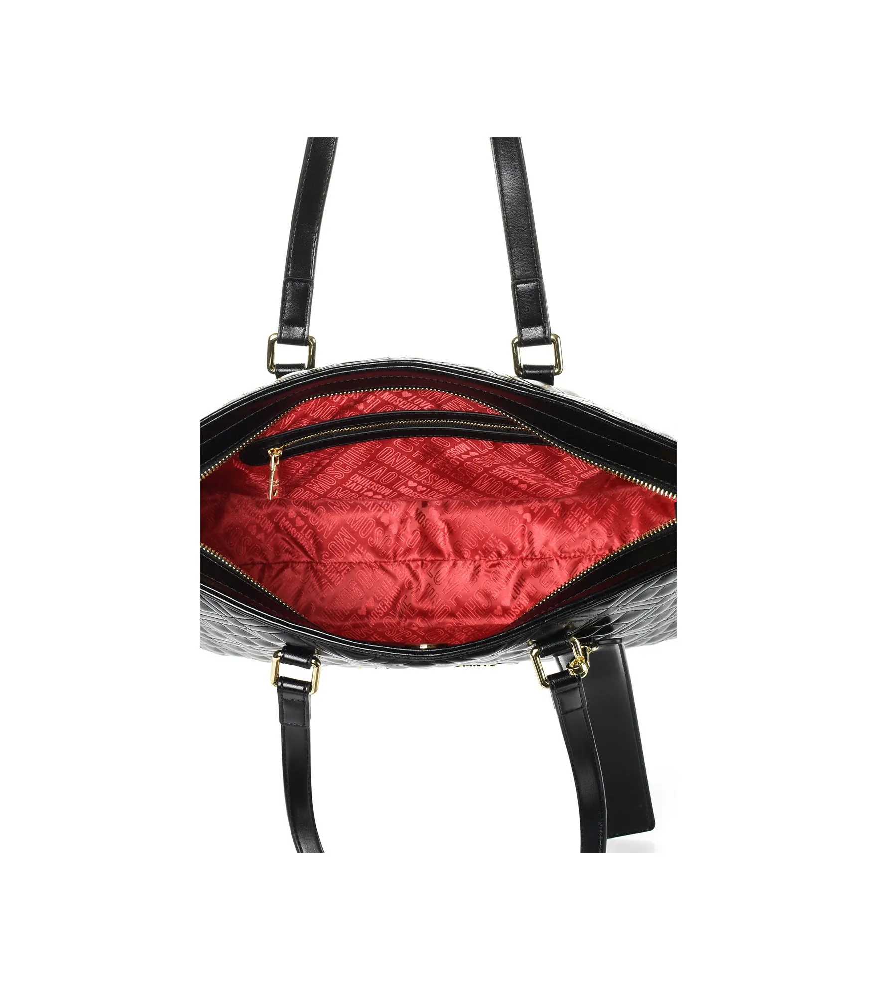 Borsa Quilted Nappa Pu - Nero