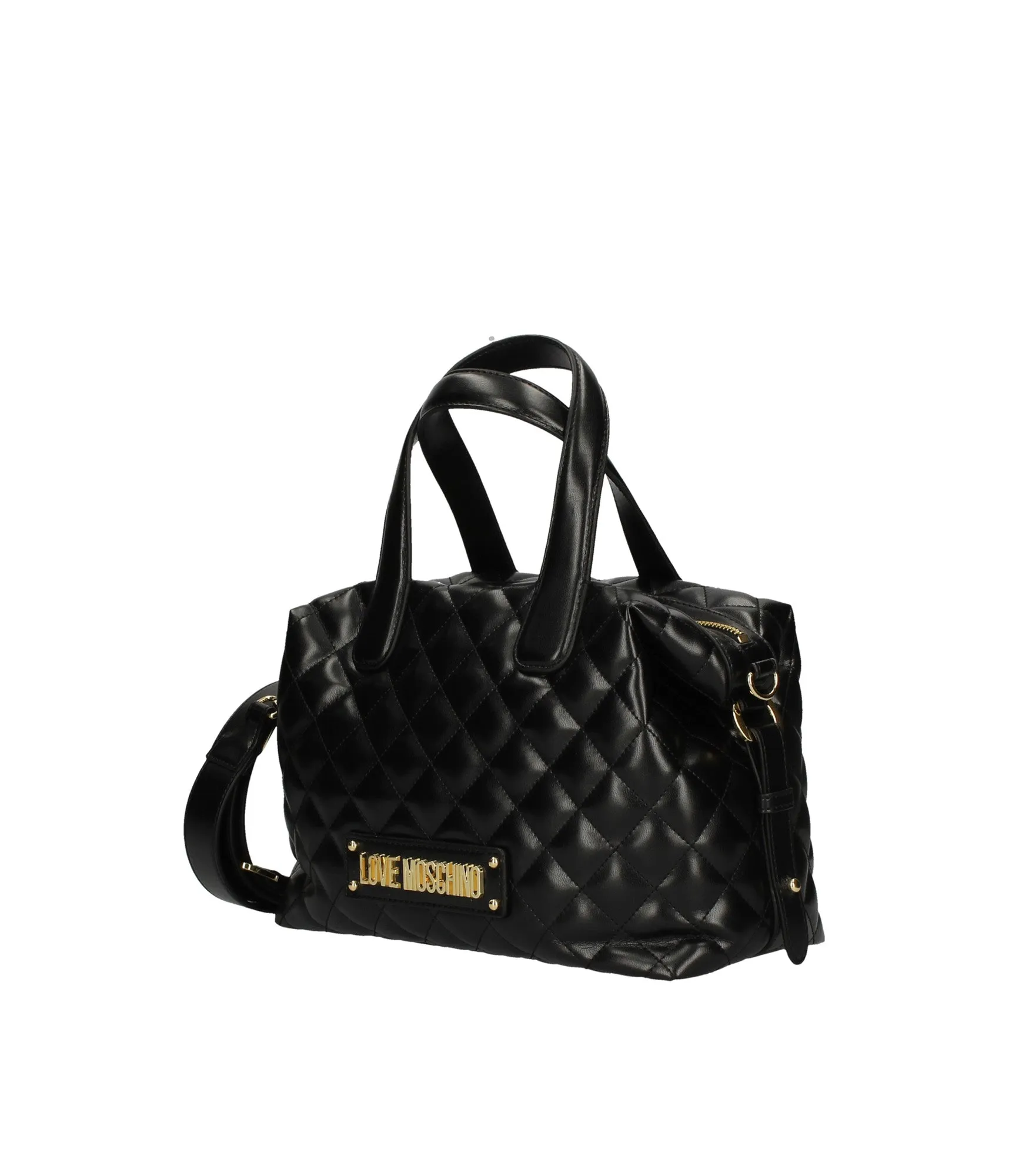 Borsa Quilted Nappa Pu - Nero