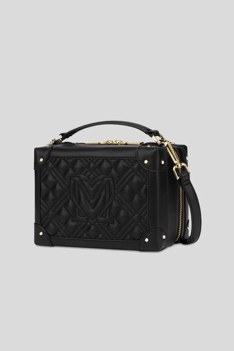 Borsa Quilted Nappa Pu - Nero
