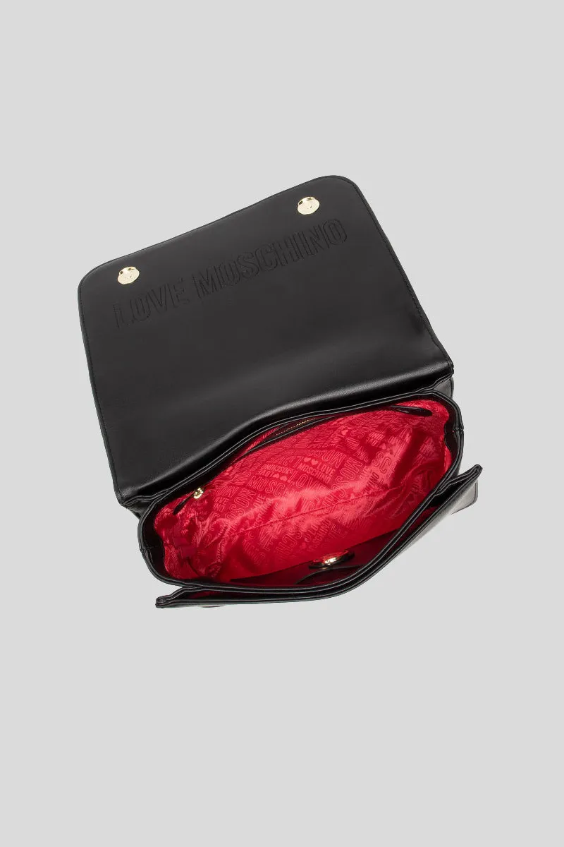 Borsa Quilted Nappa Pu - Nero