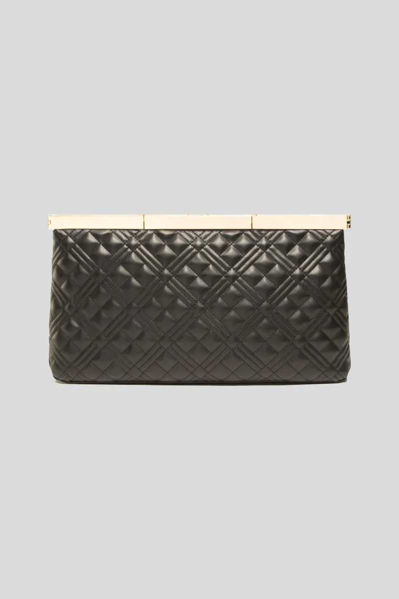 Borsa Quilted Nappa Pu - Nero
