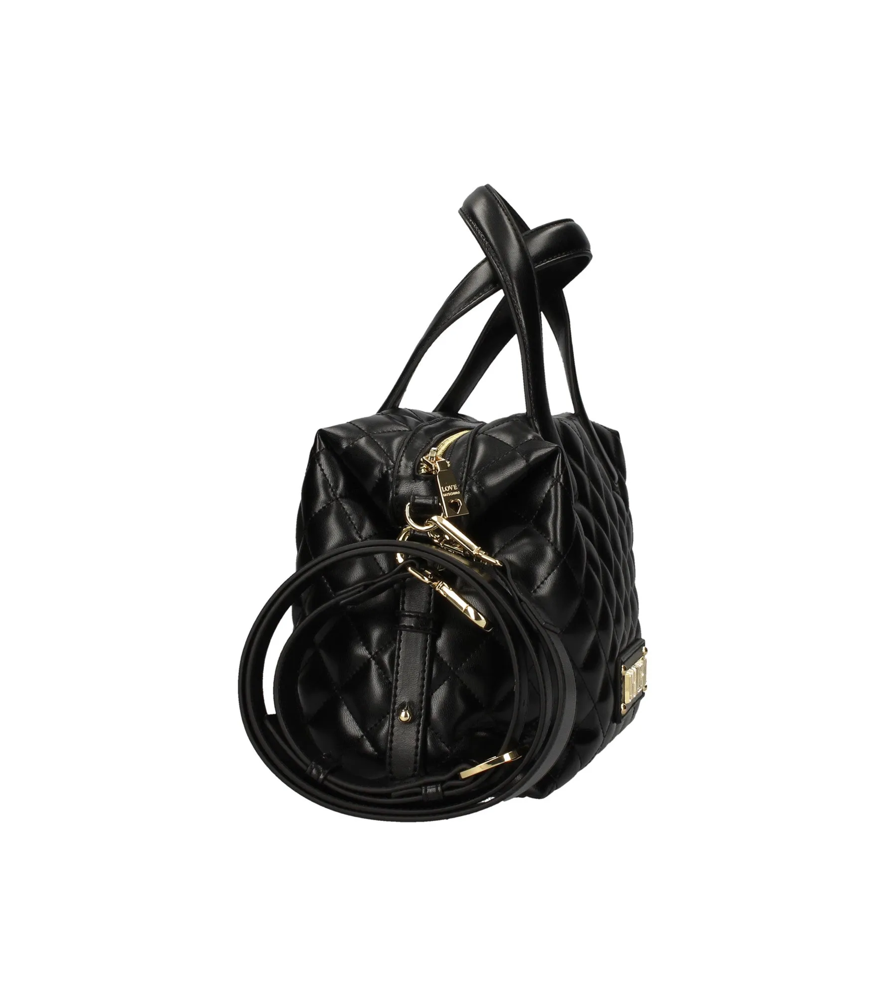Borsa Quilted Nappa Pu - Nero
