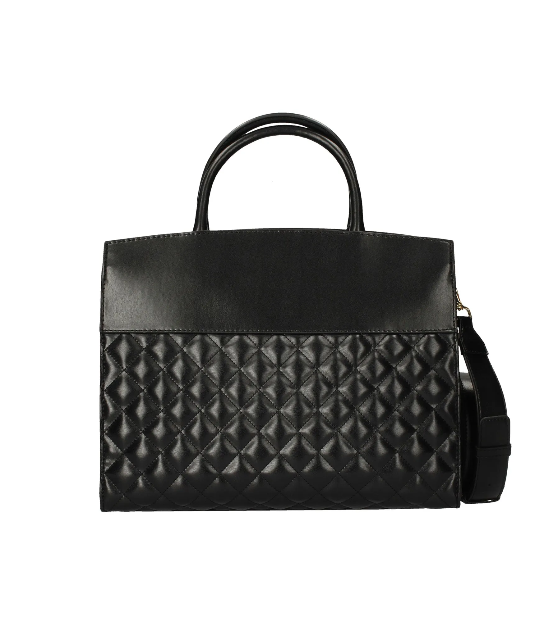 Borsa Quilted Nappa Pu - Nero