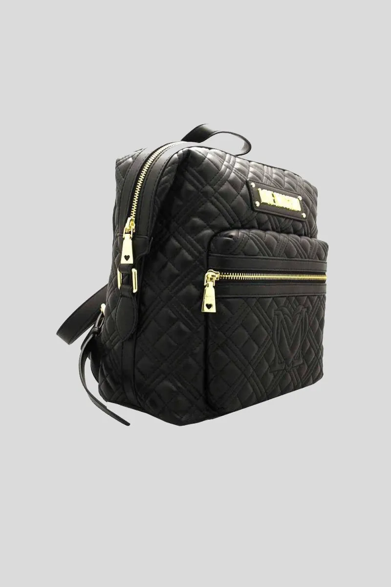 Borsa Quilted Nappa Pu - Nero