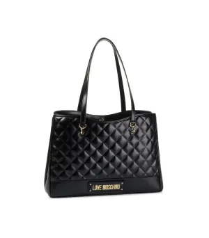Borsa Quilted Nappa Pu - Nero