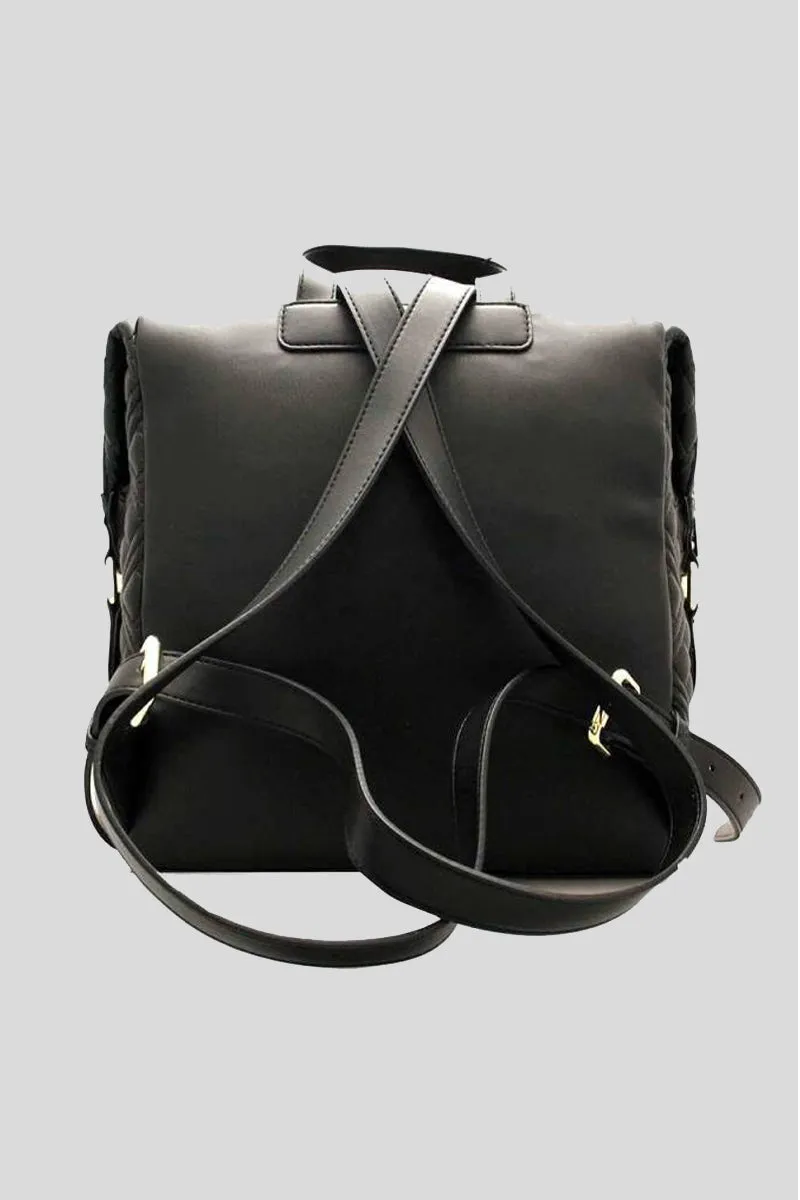 Borsa Quilted Nappa Pu - Nero