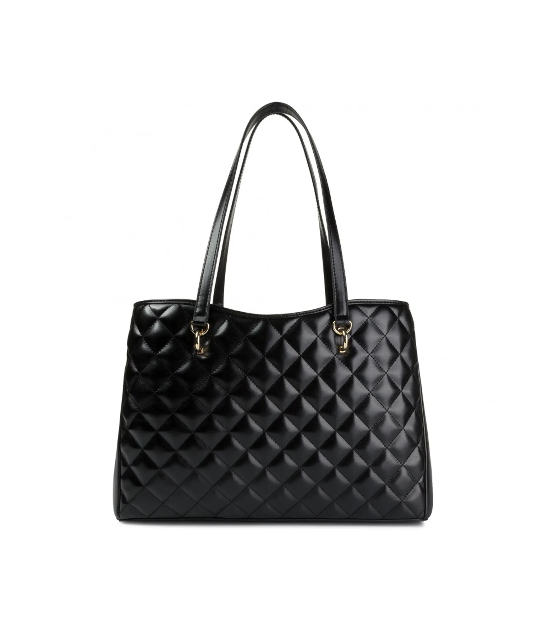 Borsa Quilted Nappa Pu - Nero
