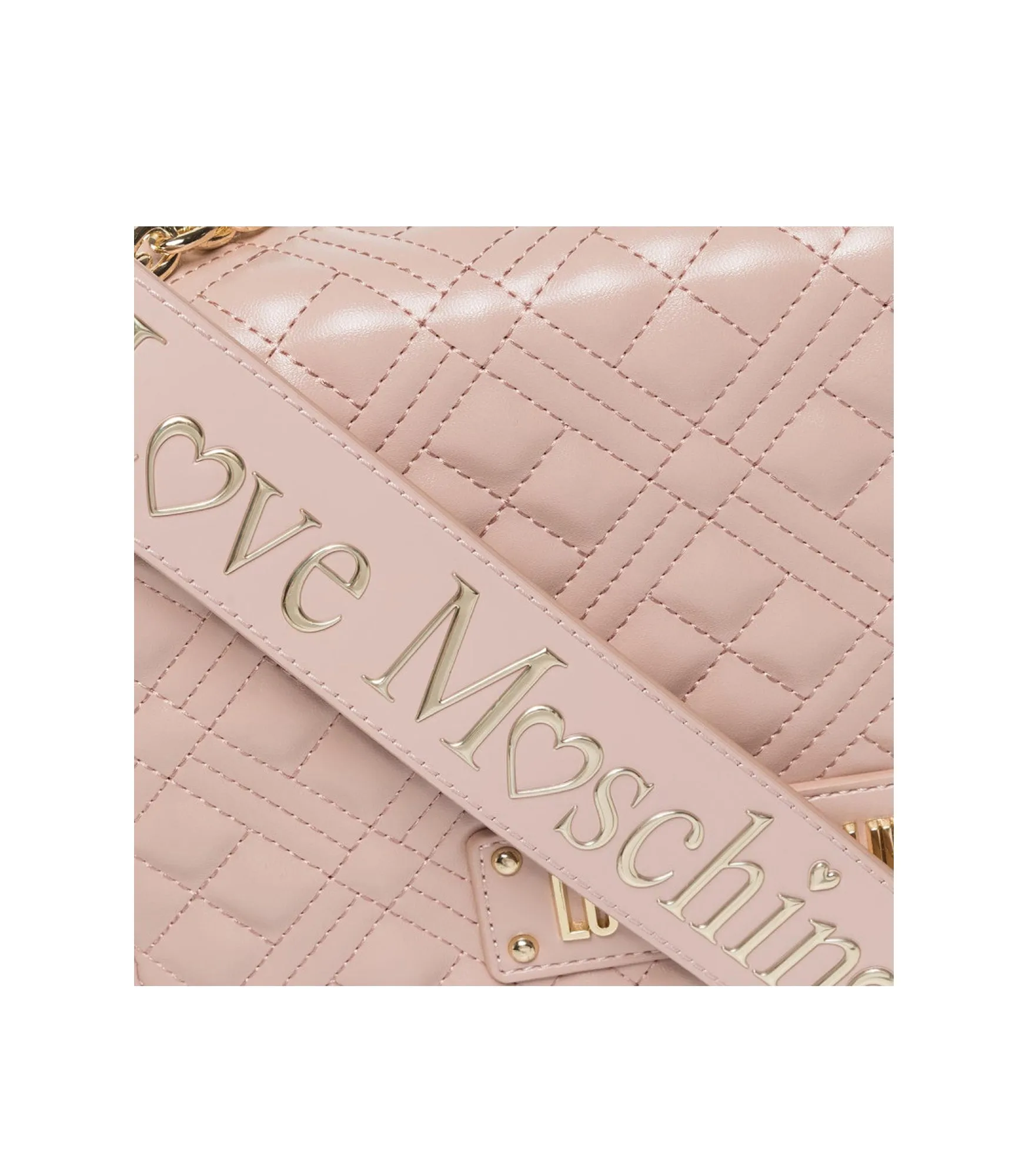 Borsa Quilted Nappa Pu - Rosa