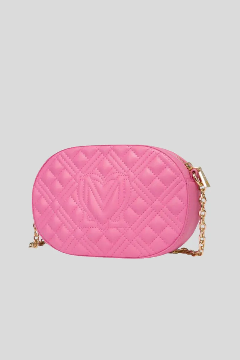 Borsa Quilted Nappa Pu - Rosa