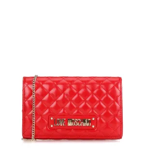 Borsa Quilted Nappa Pu - Rosso