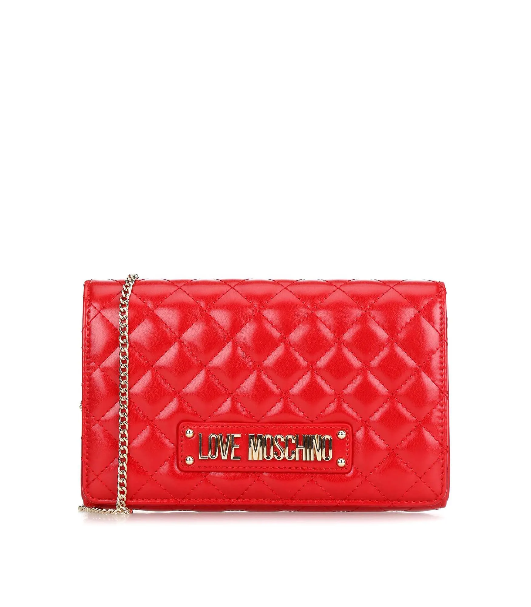 Borsa Quilted Nappa Pu - Rosso