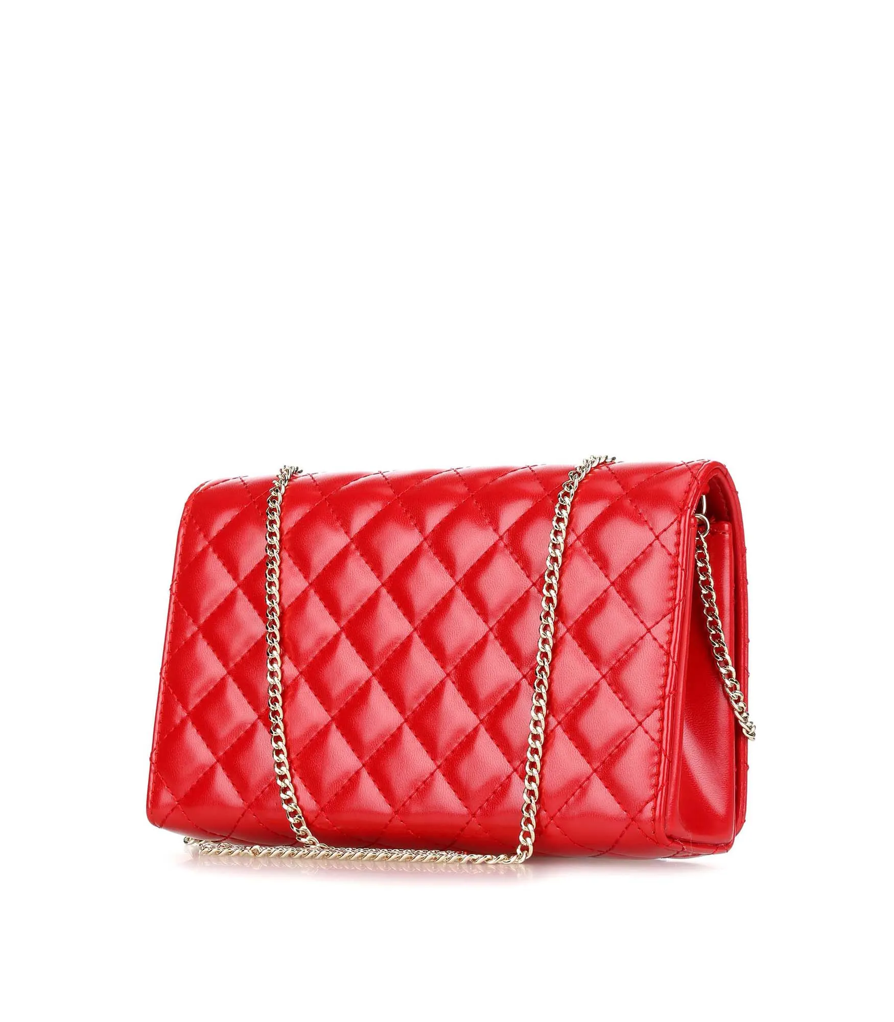Borsa Quilted Nappa Pu - Rosso
