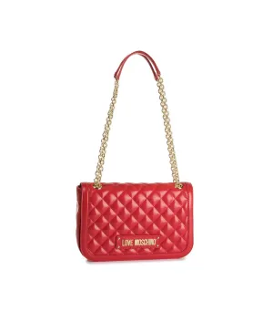 Borsa Quilted Nappa Pu - Rosso