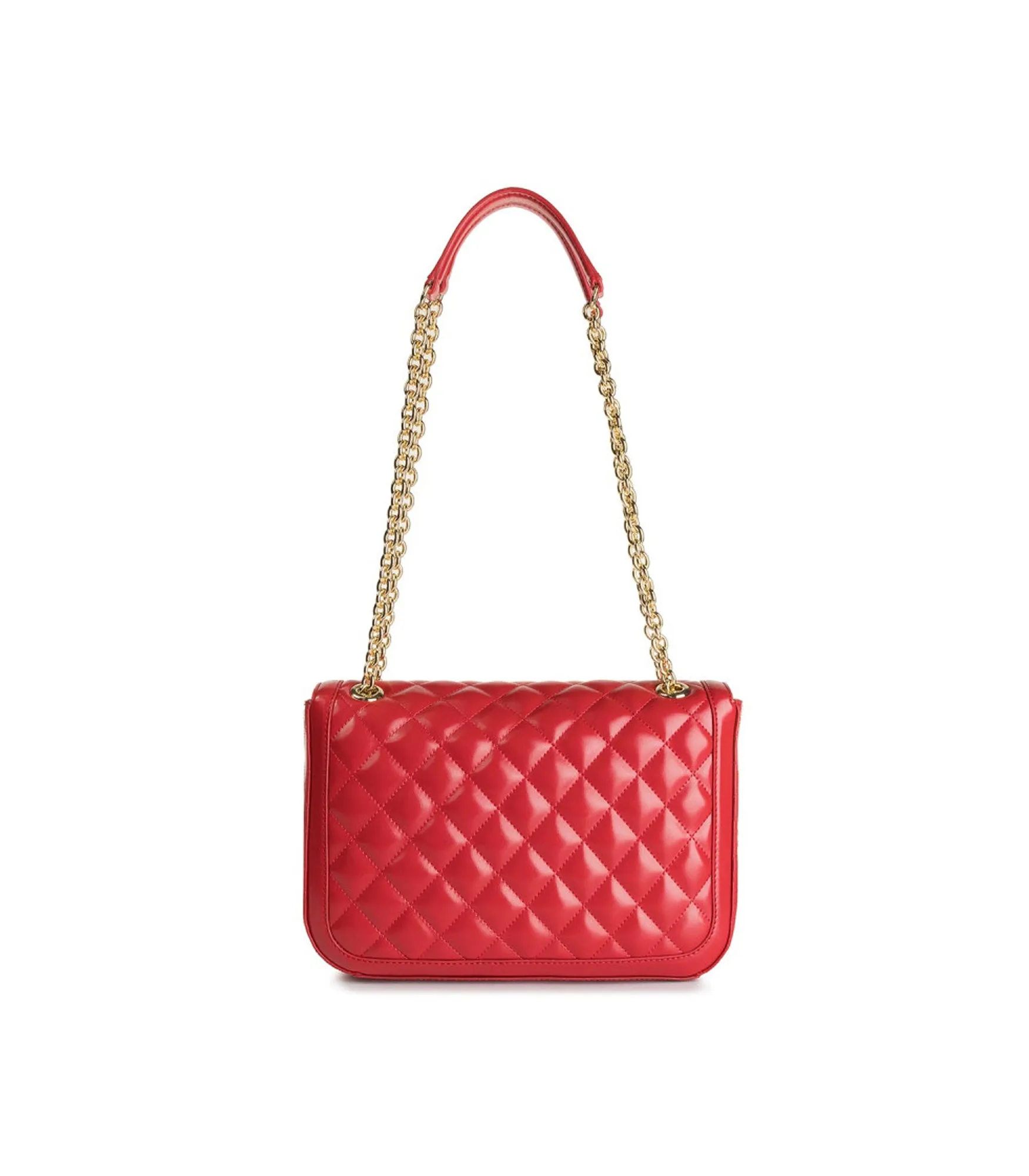 Borsa Quilted Nappa Pu - Rosso