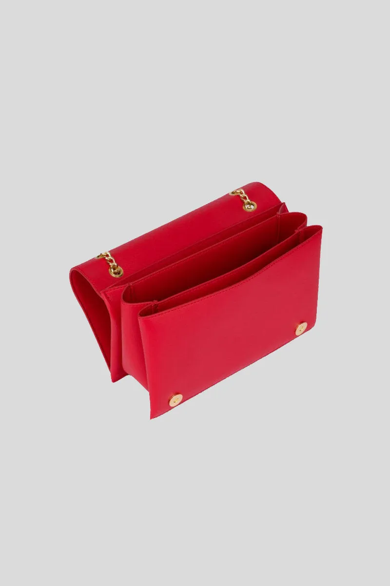 Borsa Quilted Nappa Pu - Rosso
