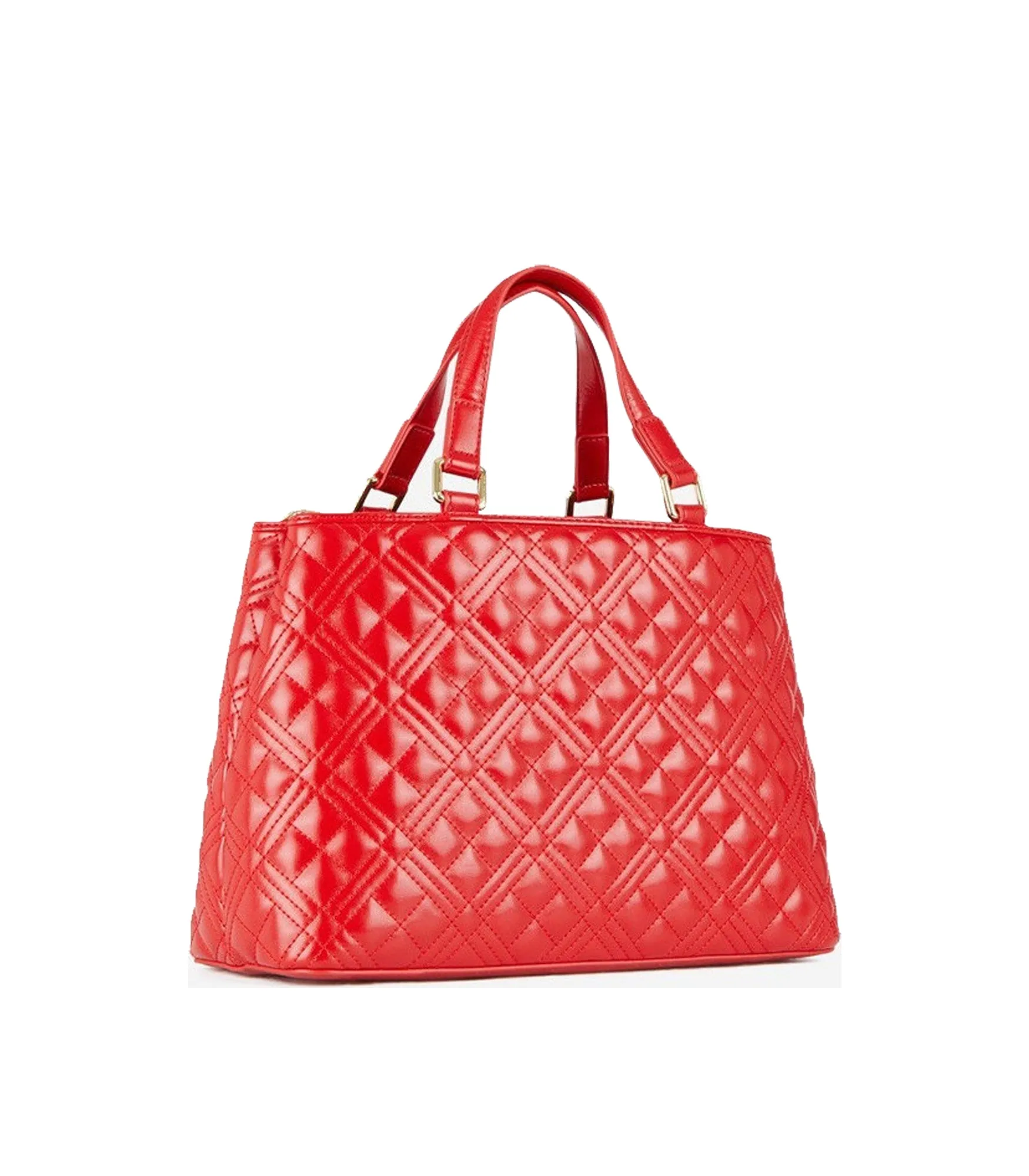 Borsa Quilted Nappa Pu - Rosso
