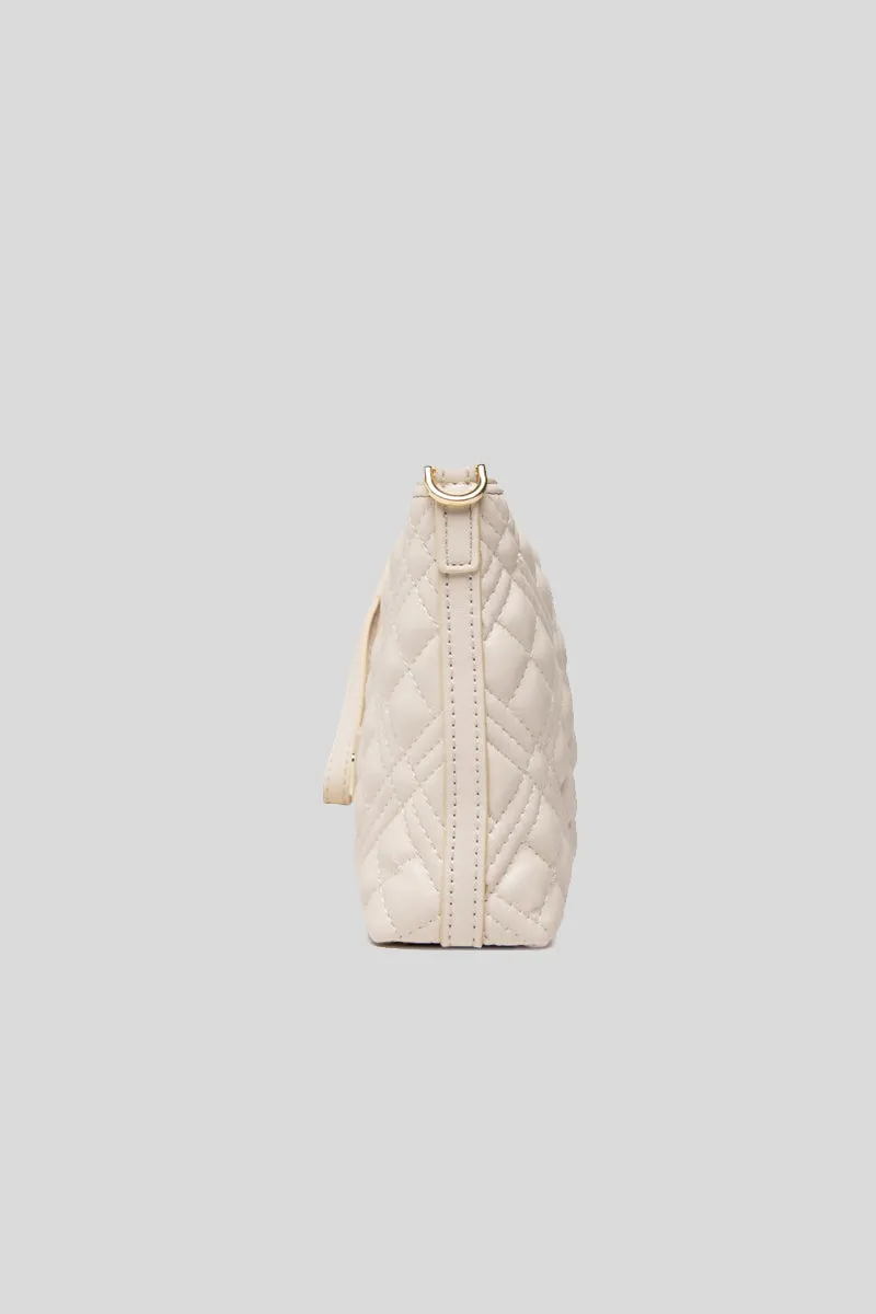 Borsa Quilted Pu - Avorio