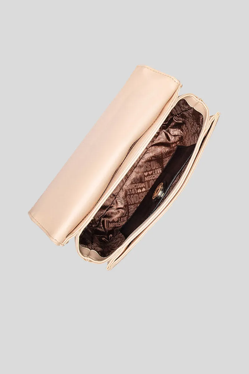 Borsa Quilted Pu - Naturale