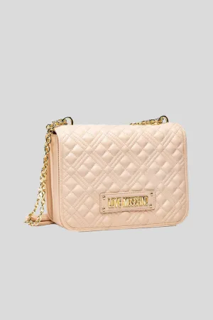 Borsa Quilted Pu - Naturale