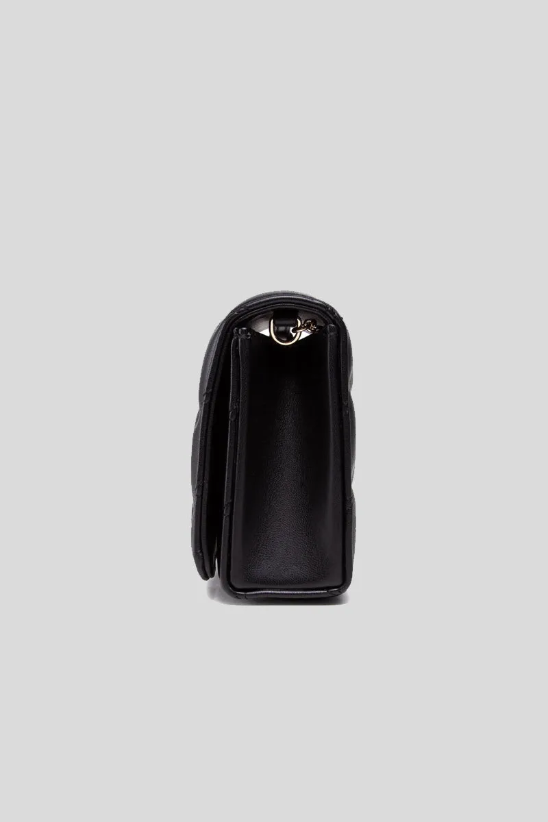 Borsa Quilted Pu - Nero     22,5 x 14 x 6 cm