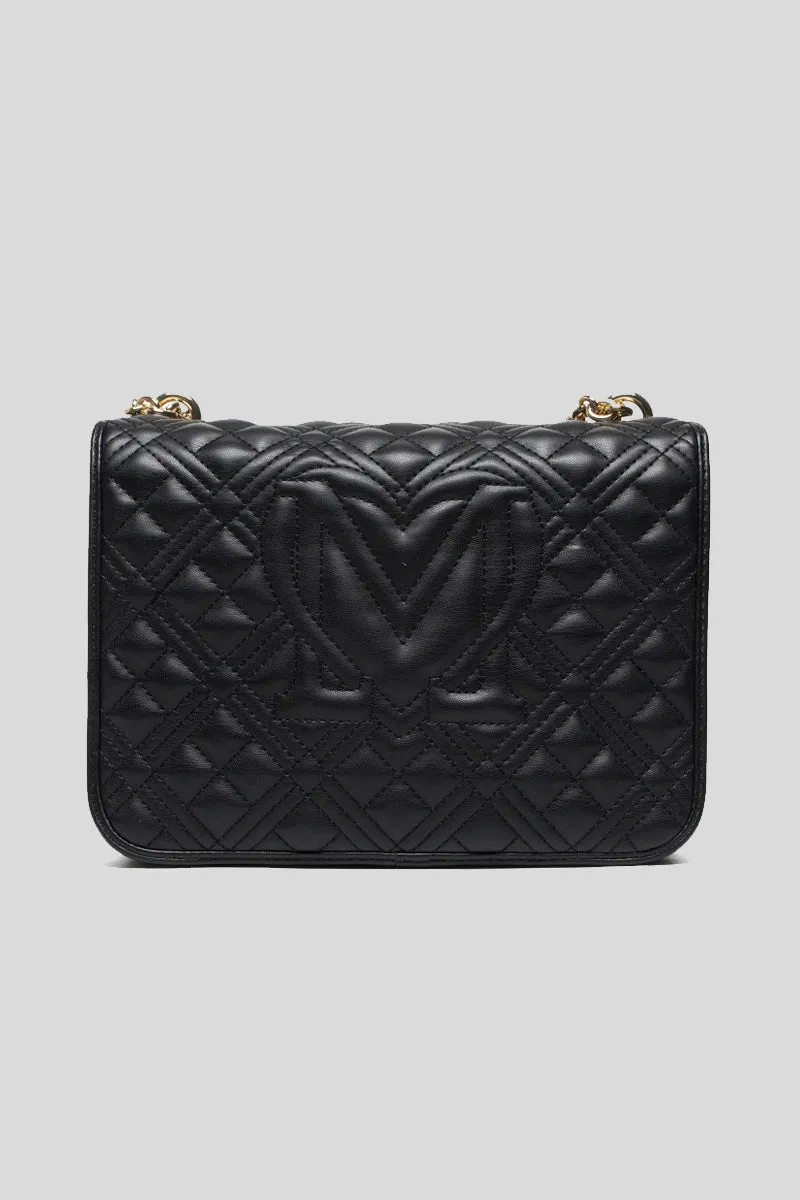 Borsa Quilted Pu - Nero