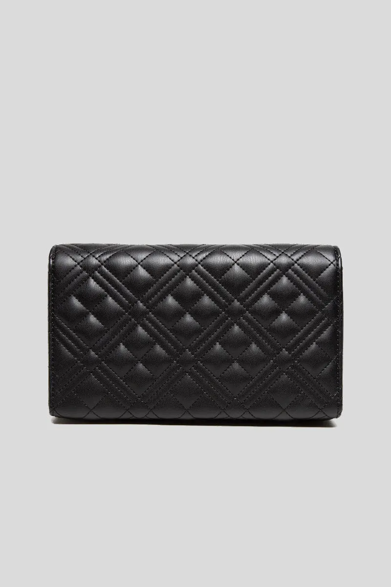 Borsa Quilted Pu - Nero