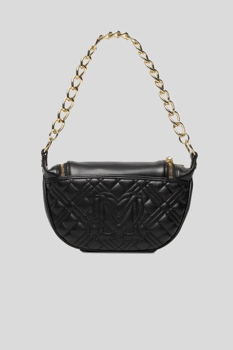 Borsa Quilted Pu - Nero