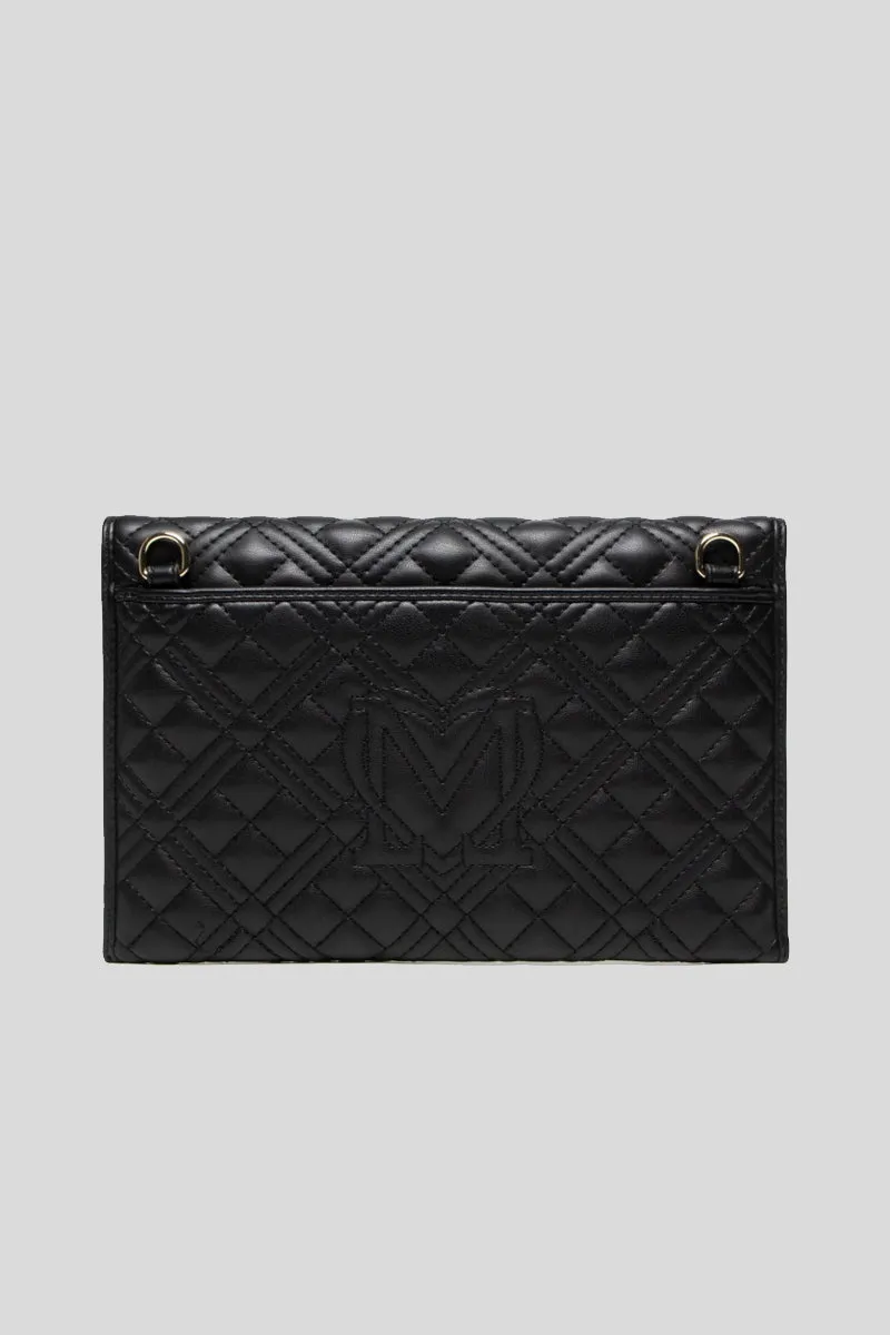 Borsa Quilted Pu - Nero