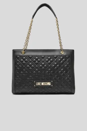 Borsa Quilted Pu - Nero