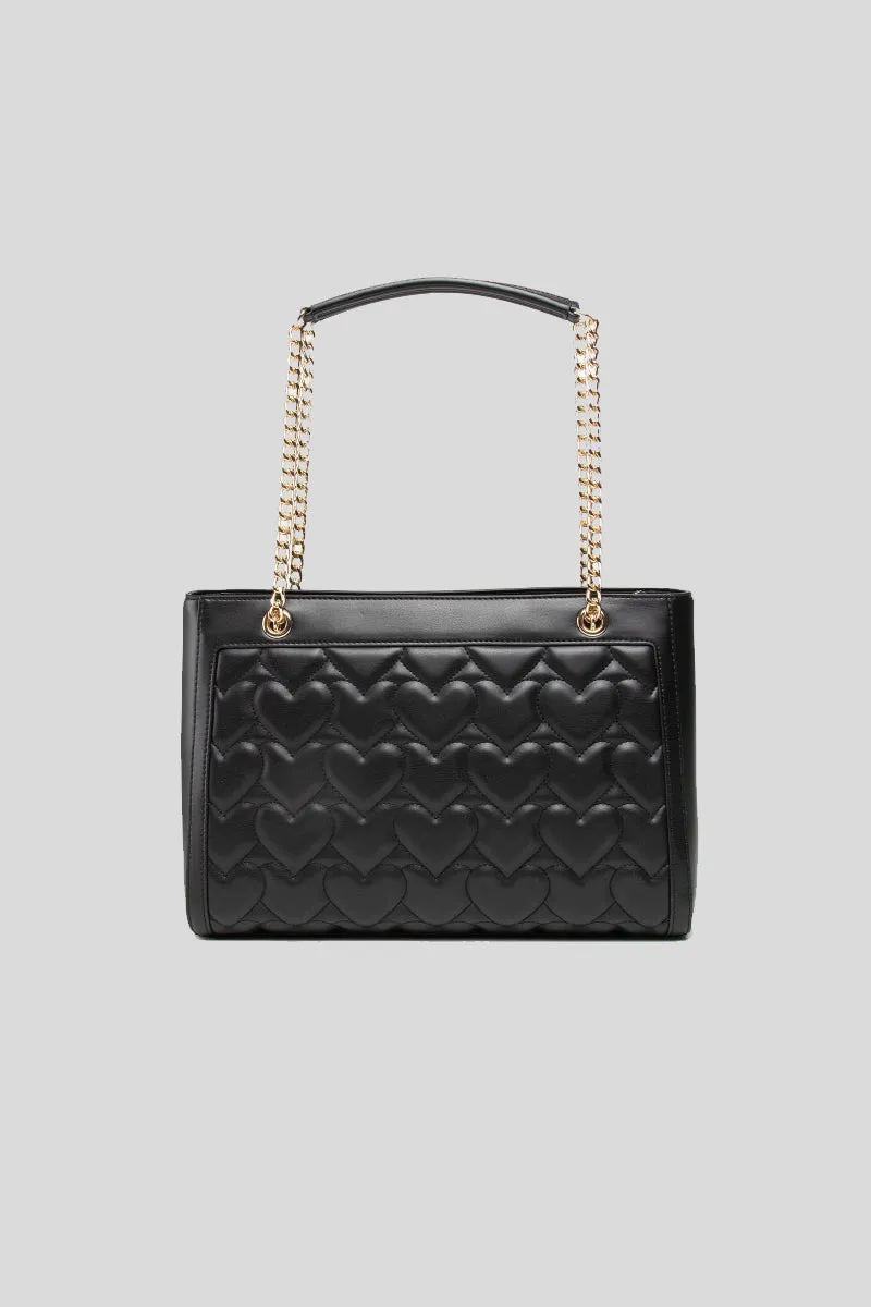 Borsa Quilted Pu - Nero