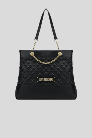 Borsa Quilted Pu - Nero