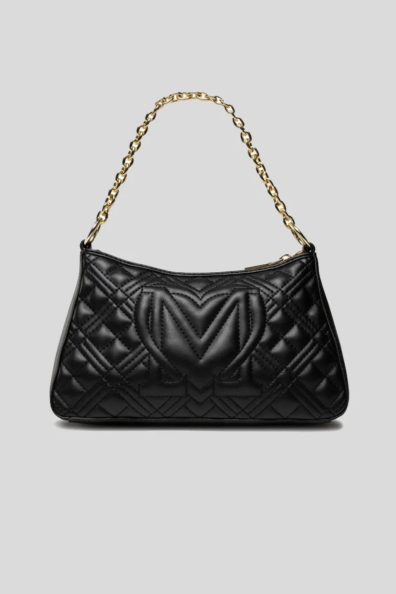 Borsa Quilted Pu - Nero