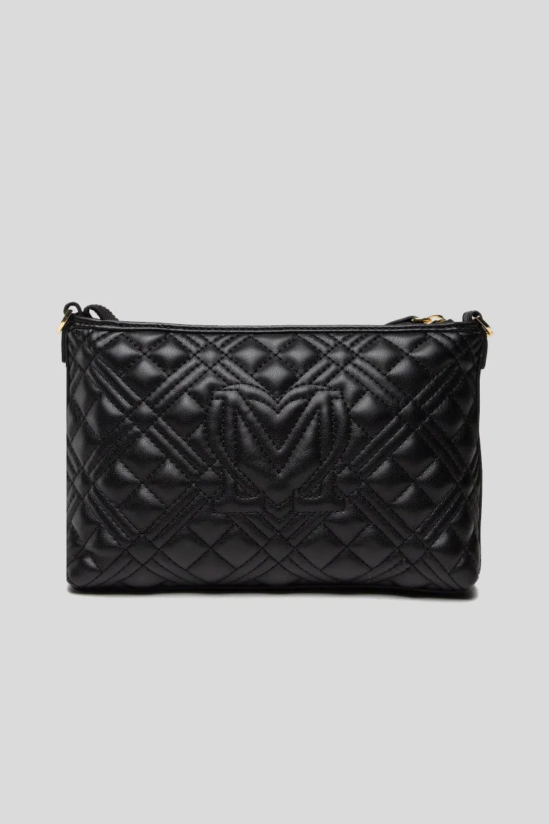 Borsa Quilted Pu - Nero