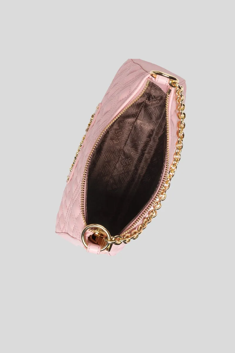 Borsa Quilted Pu - Rosa