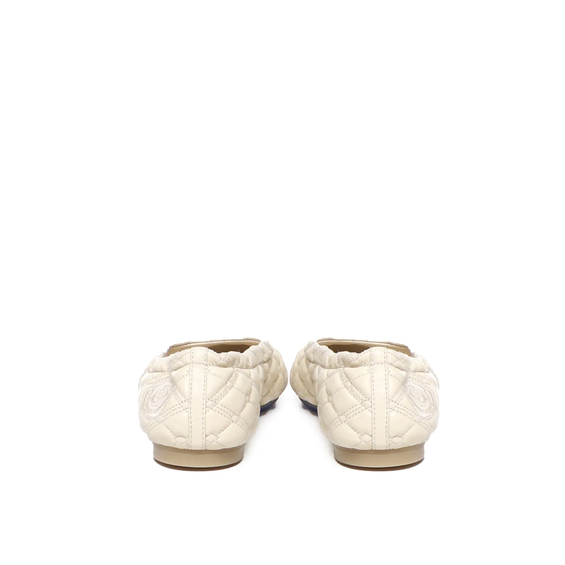 BURBERRY Sadler Leather Ballerina Flats for Women