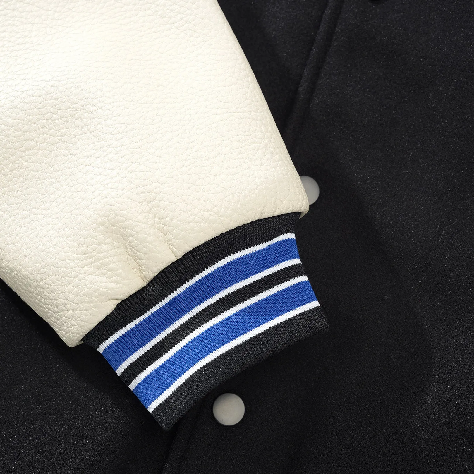 Butter Goods / Blue Note Varsity Jacket Navy / Cream Sale