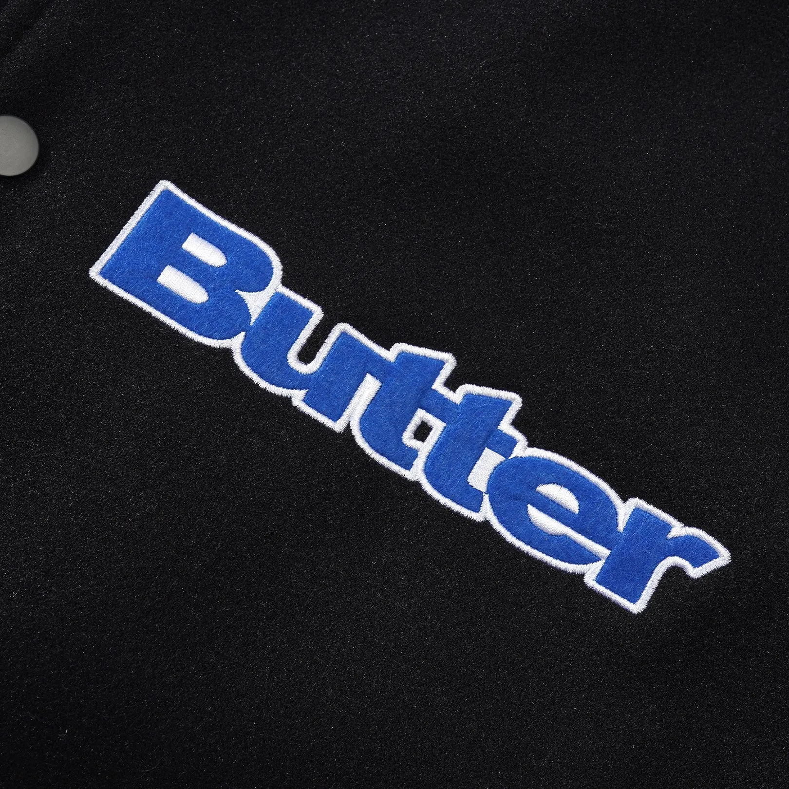 Butter Goods / Blue Note Varsity Jacket Navy / Cream Sale