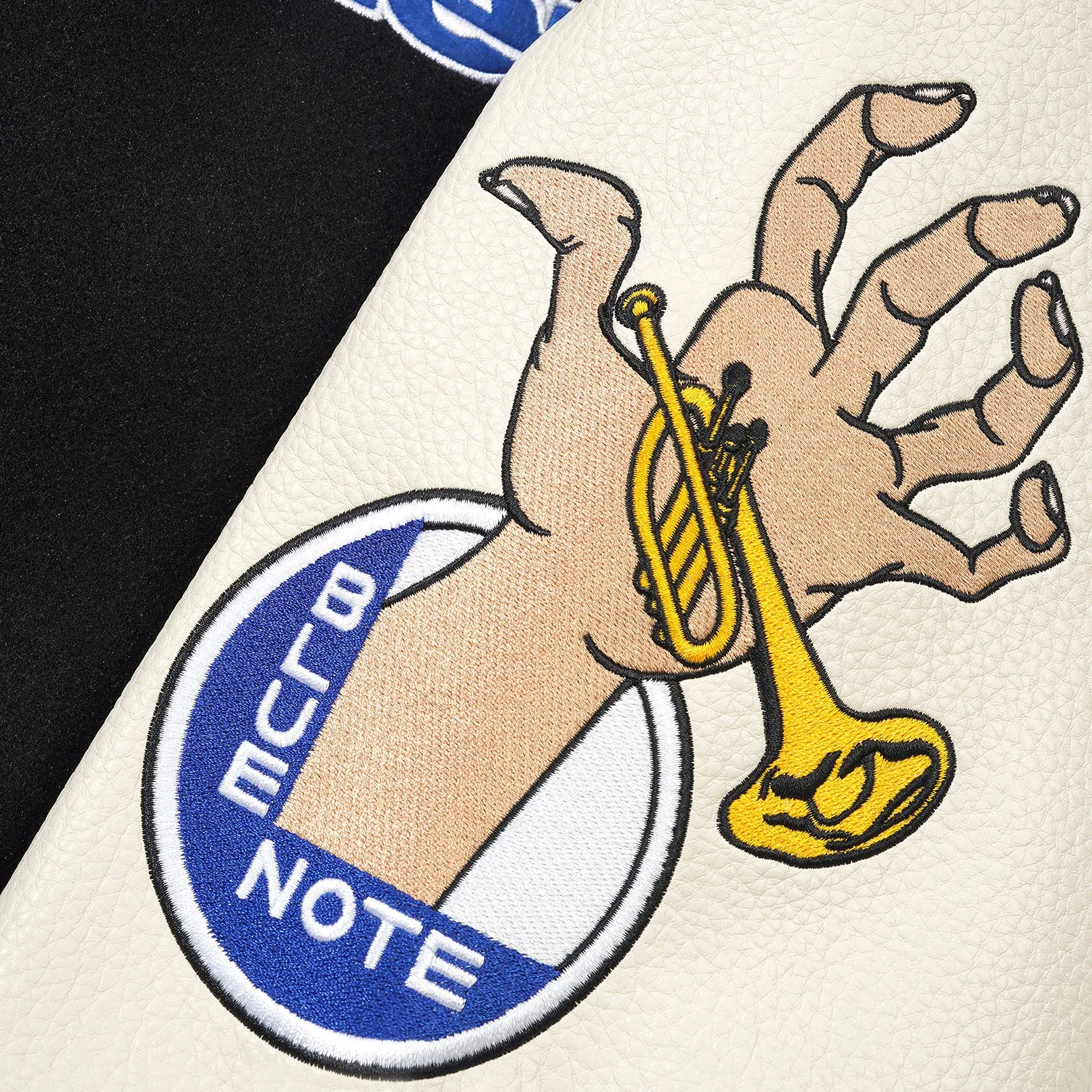 Butter Goods / Blue Note Varsity Jacket Navy / Cream Sale