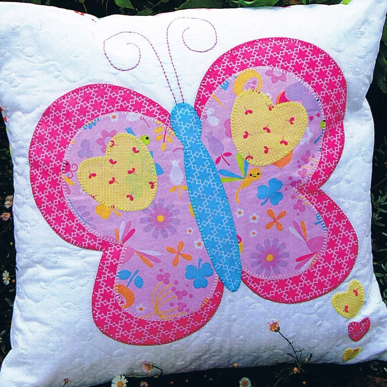 Butterfly Trail Quilted Pillow Sham Kit