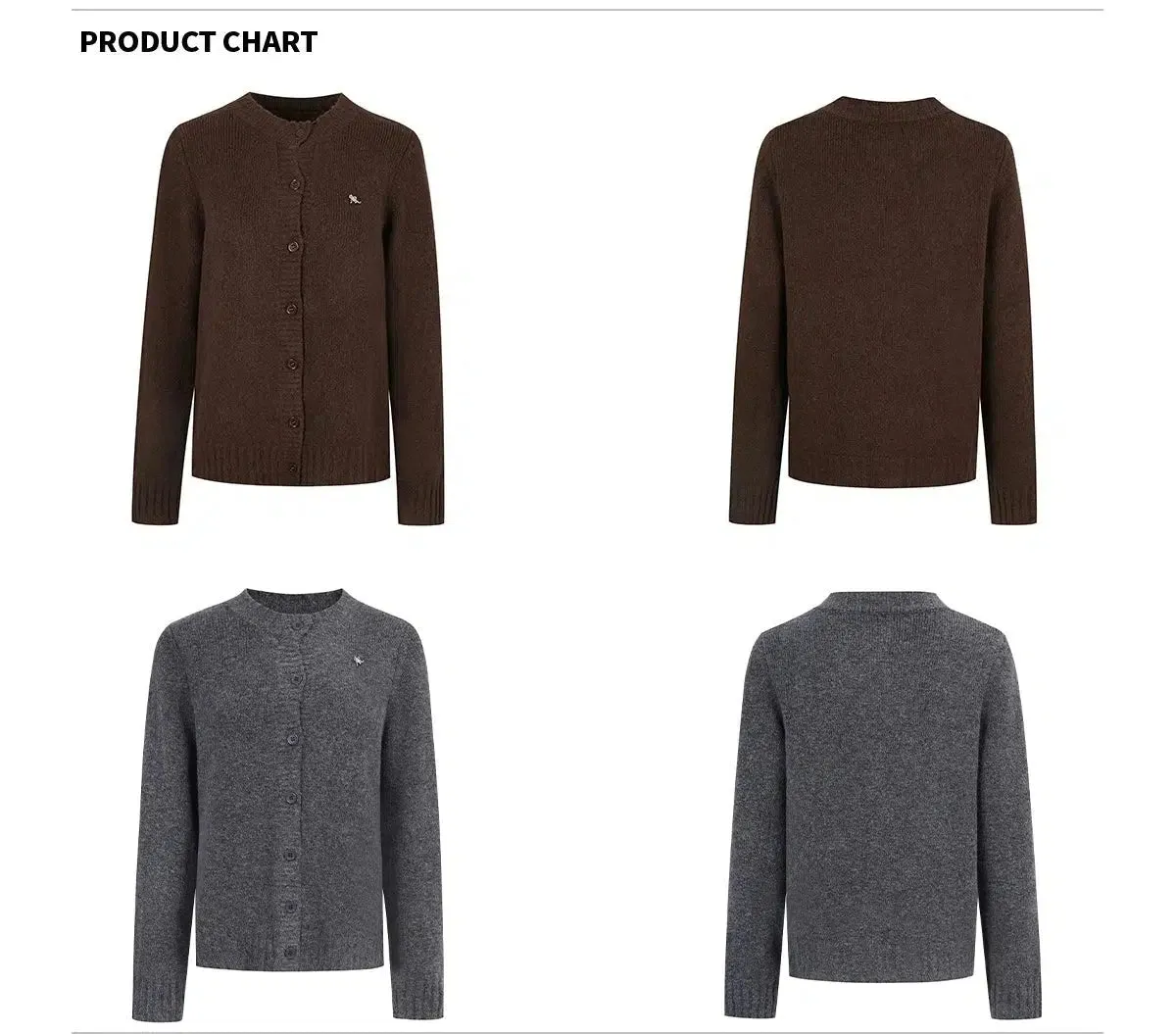 Button Closure V-Neck Cardigan Sweater