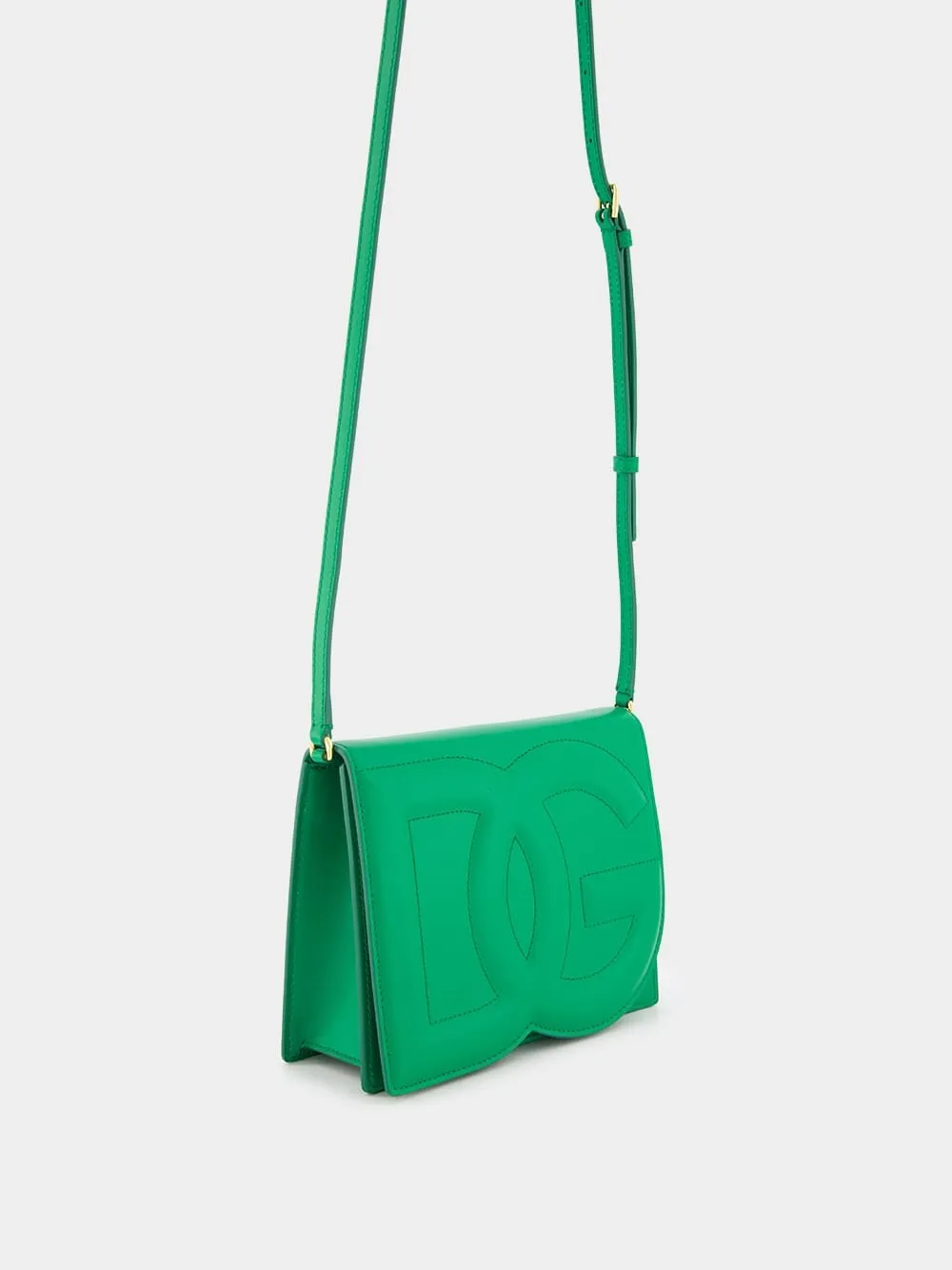 Calfskin DG Logo Crossbody Bag