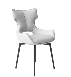 Capri Cream Swivel Dining Chair